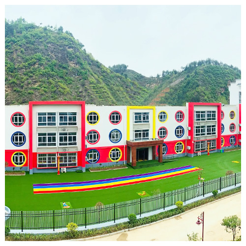 广州高坝店镇中心幼儿园人造草坪跑道